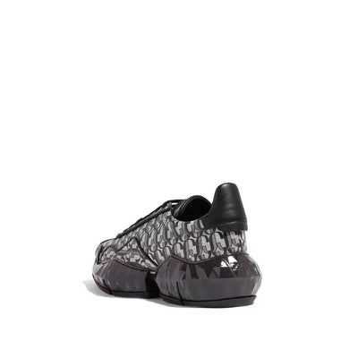 Jimmy Choo Diamond JC Monogram Glitter Leder Sneakers