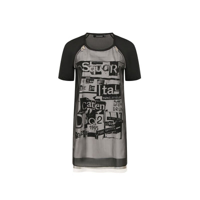 Dsquared² Bedrucktes Minikleid aus Seide