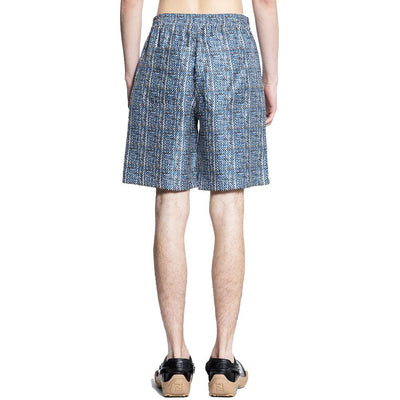 Fendi Bedruckte Seidenshorts
