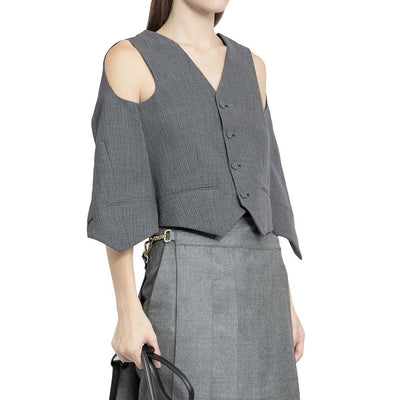 Fendi Gestreiftes Westenoberteil