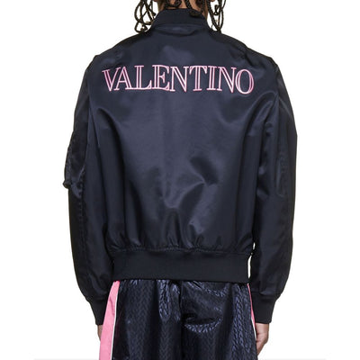 Valentino Bedruckte Neon Universe Bomberjacke