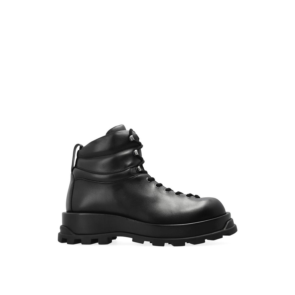 Jil Sander Lederstiefeletten