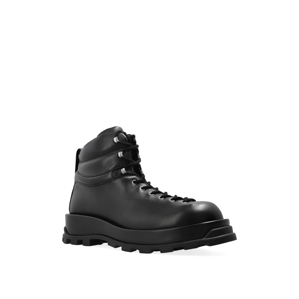 Jil Sander Lederstiefeletten