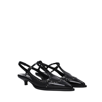 Miu Miu Slingback-Pumps aus Leder