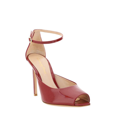Gianvito Rossi Nuit 95 Pumps aus glänzendem Leder