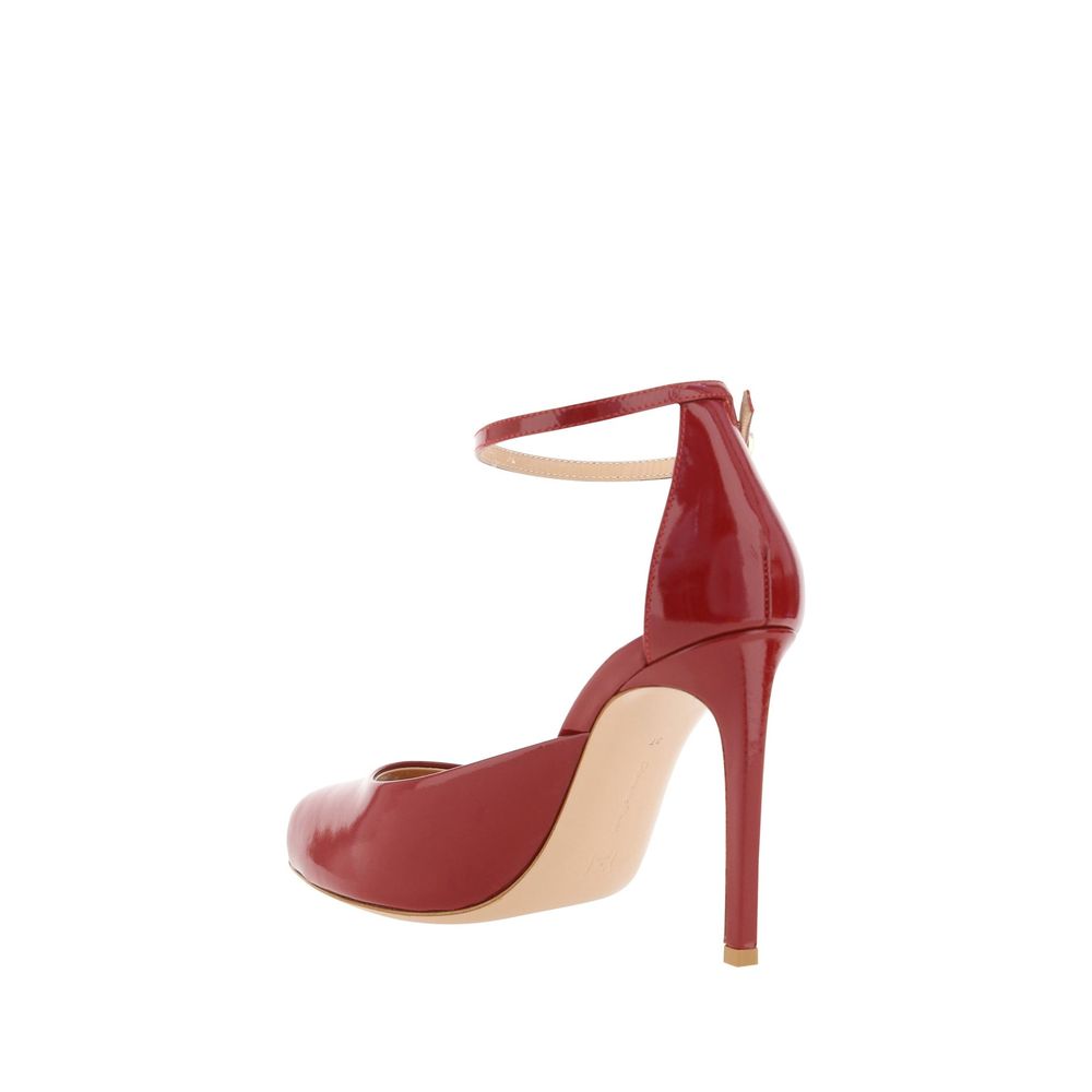 Gianvito Rossi Nuit 95 Pumps aus glänzendem Leder