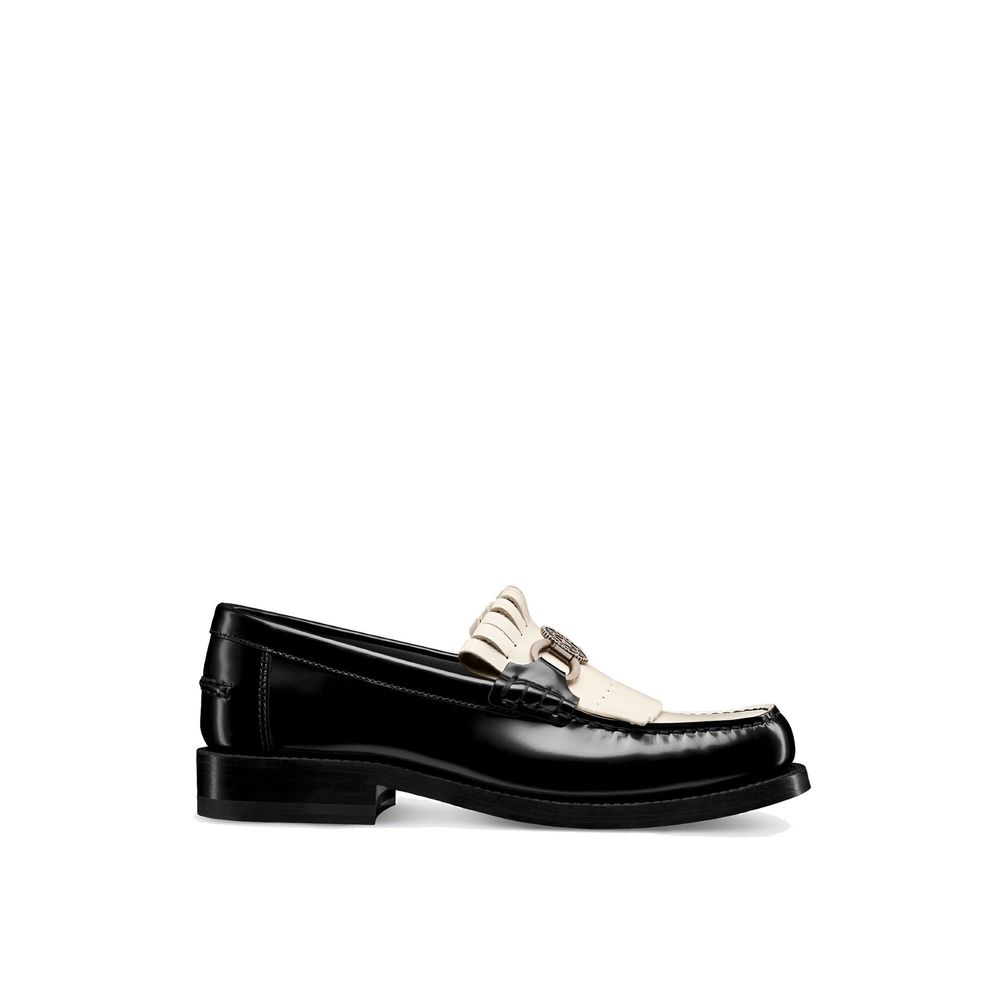 Dior Loafer aus Leder mit Emblem