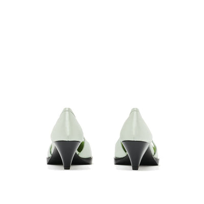 Prada Ausgeschnittene Satin-Pumps