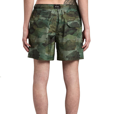 Palm Angels Camouflage Badeshorts