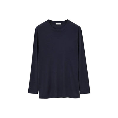 Lemaire Langärmeliges Seiden-T-Shirt