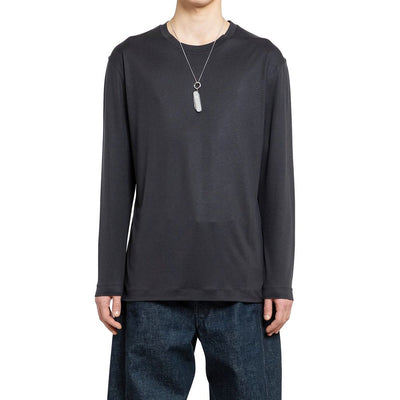 Lemaire Langärmeliges Seiden-T-Shirt