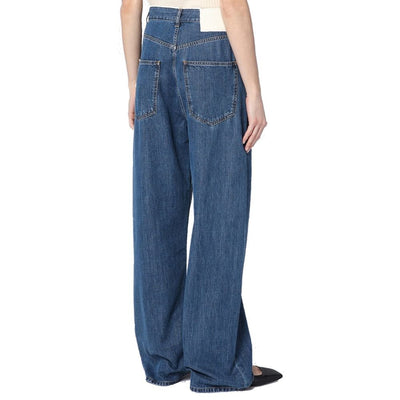 Valentino Weit geschnittene Denim-Jeans