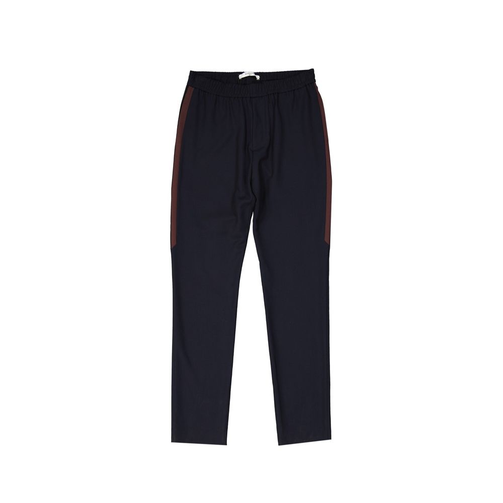 Givenchy Gestreifte Hose aus Wolle mit Seitenteilen