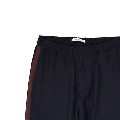 Givenchy Gestreifte Hose aus Wolle mit Seitenteilen