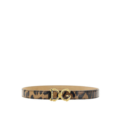 Dolce & Gabbana Logo-Gürtel aus Leder