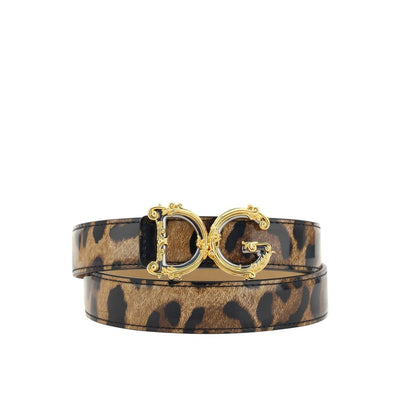 Dolce & Gabbana Logo-Gürtel aus Leder