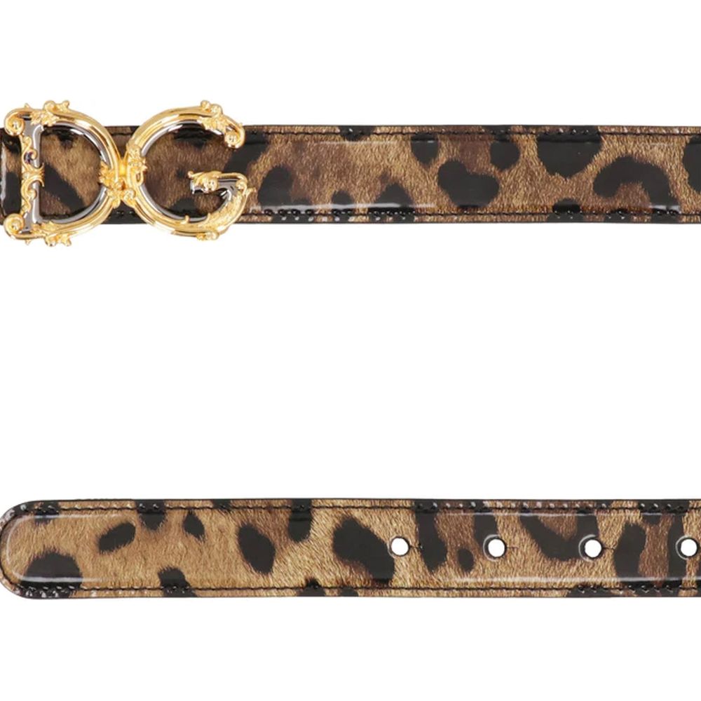 Dolce & Gabbana Logo-Gürtel aus Leder