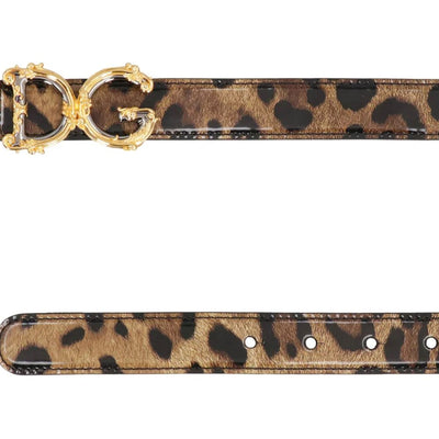 Dolce & Gabbana Logo-Gürtel aus Leder