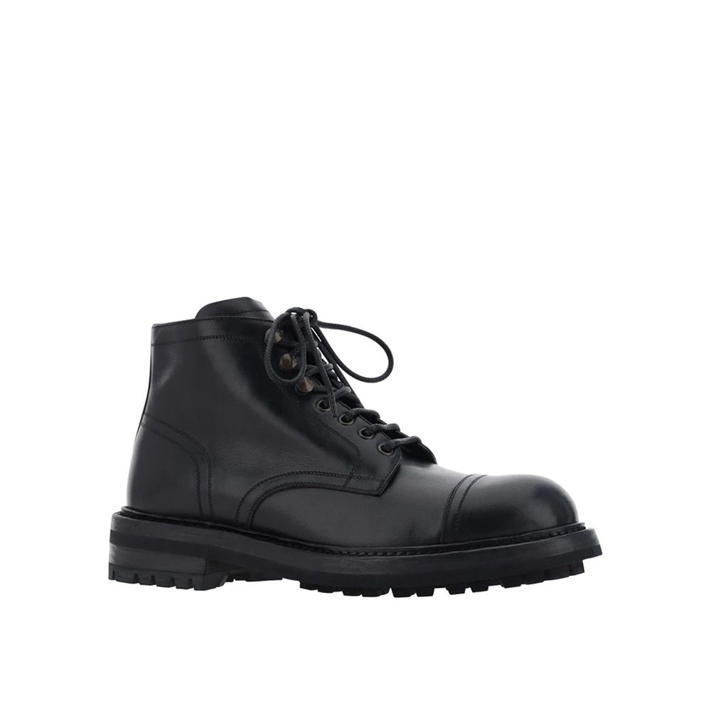 Dolce & Gabbana Schnürstiefel aus Leder