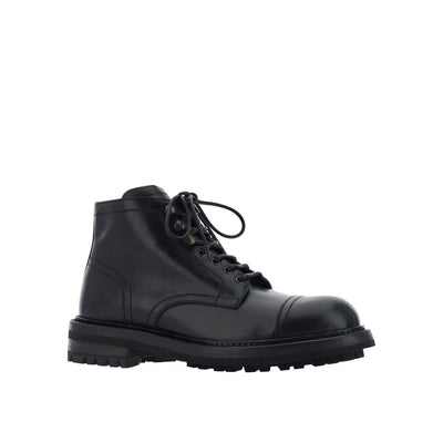 Dolce & Gabbana Schnürstiefel aus Leder