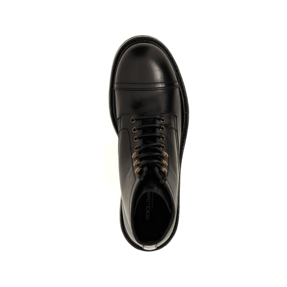 Dolce & Gabbana Schnürstiefel aus Leder