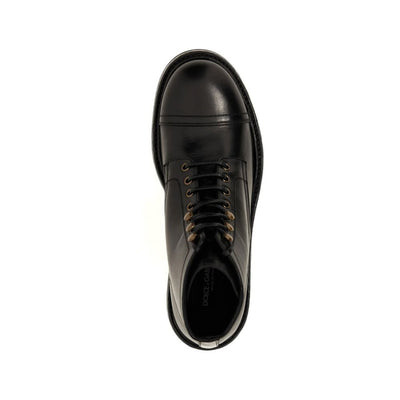 Dolce & Gabbana Schnürstiefel aus Leder