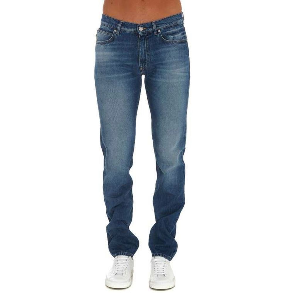Versace Logo-Denim-Jeans aus Baumwolle