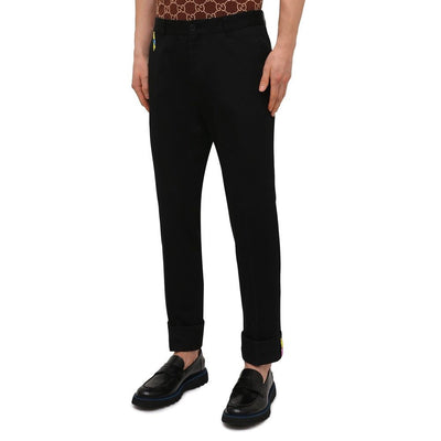 Versace Gabardine-Hose aus Baumwolle