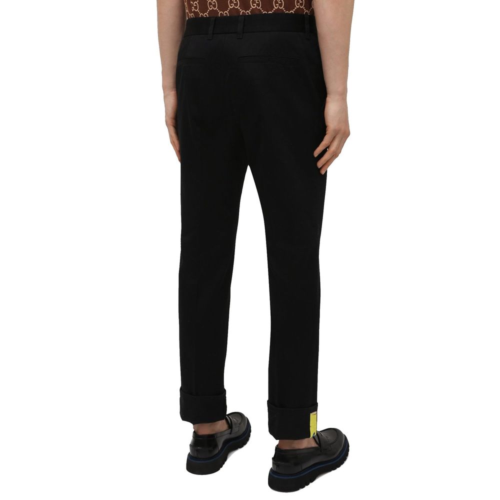 Versace Gabardine-Hose aus Baumwolle
