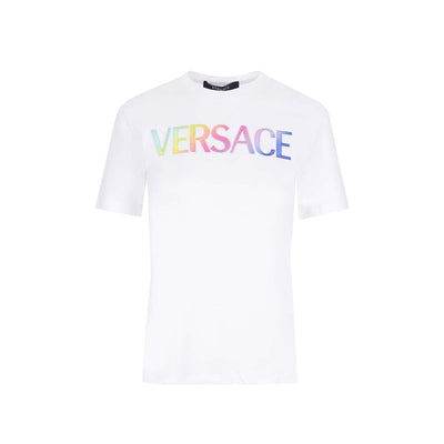 Versace T-Shirt mit Logo aus Baumwolle