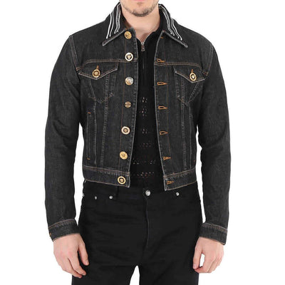 Versace Denim-Jacke mit Medusa-Motiv