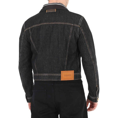 Versace Denim-Jacke mit Medusa-Motiv