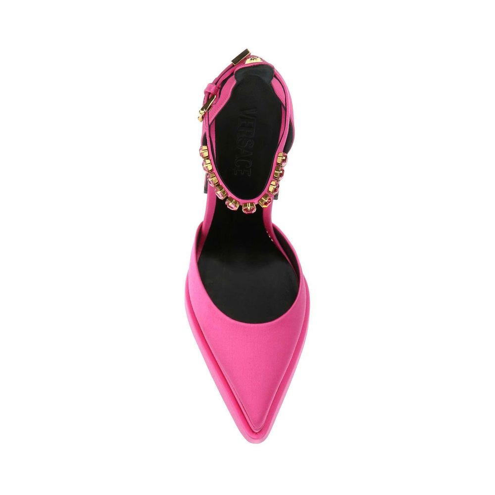 Versace Seidensatin-Pumps