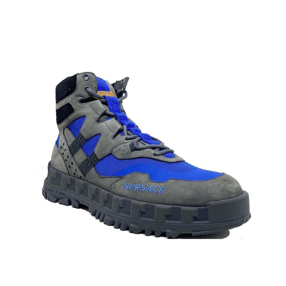 Versace Wanderstiefel aus Wildleder