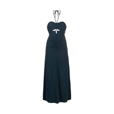 Self-Portrait Maxikleid mit Rüschenausschnitt