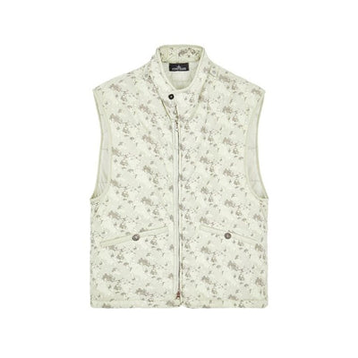 Stone Island Bedrucktes gebürstetes Gilet