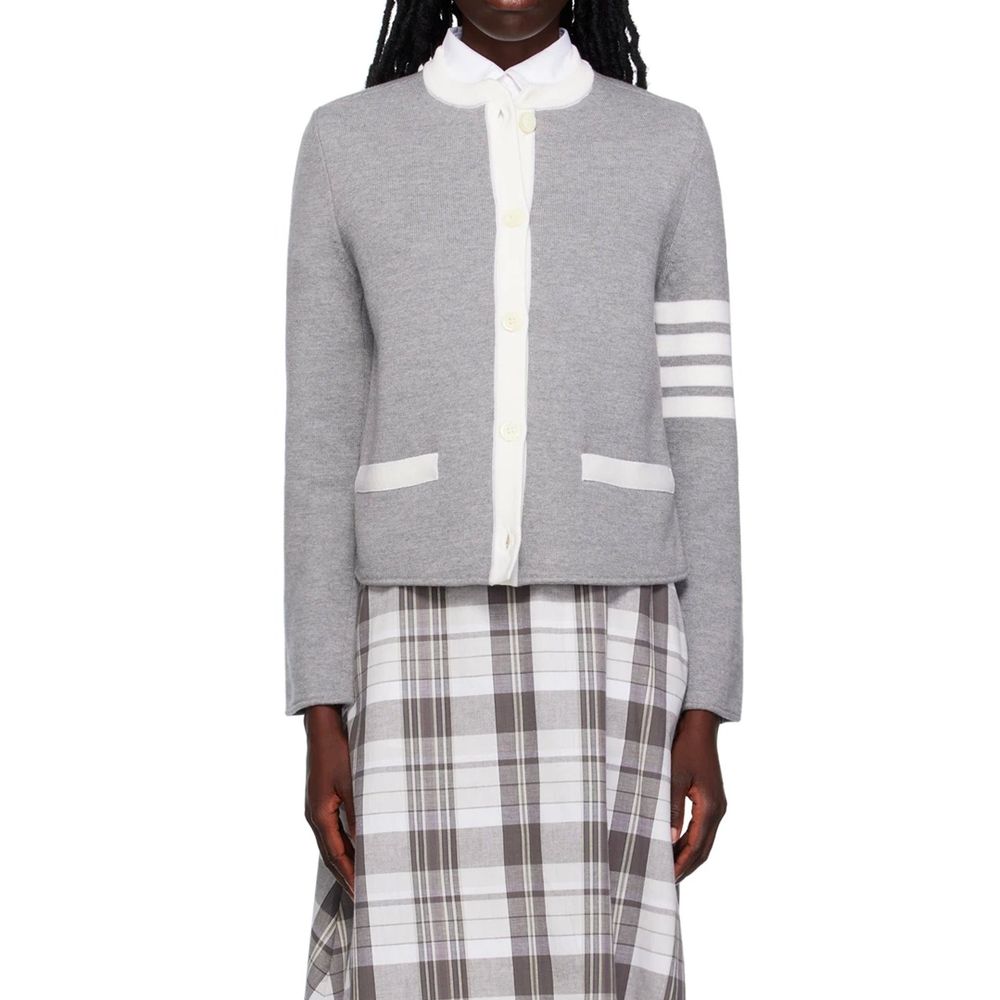 Thom Browne 4-Bar-Woll-Cardigan