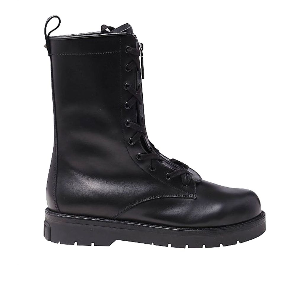 Valentino Garavani Combat-Lederstiefel