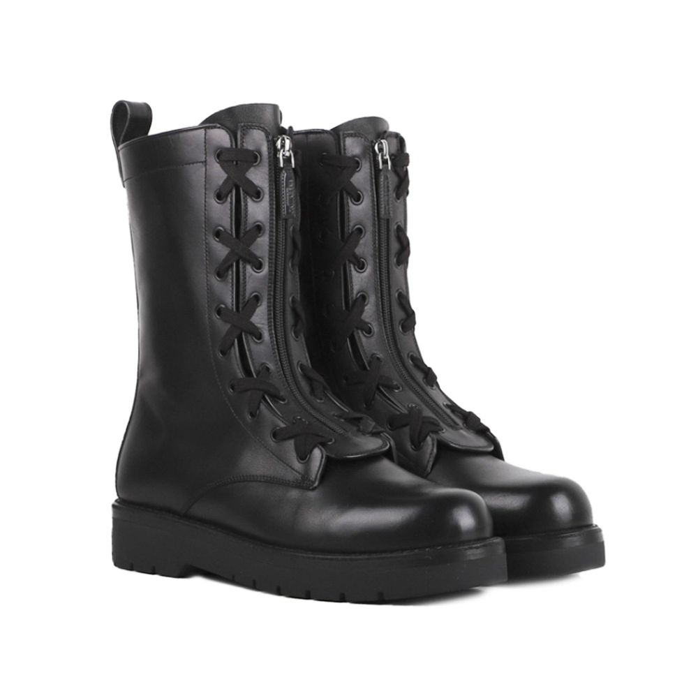 Valentino Garavani Combat-Lederstiefel