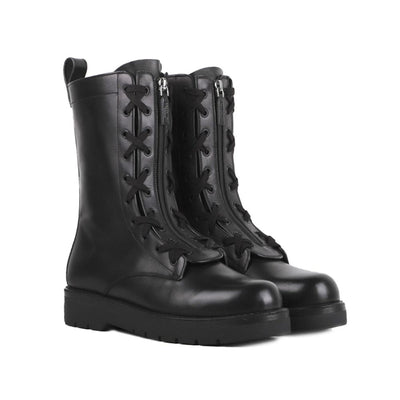 Valentino Garavani Combat-Lederstiefel