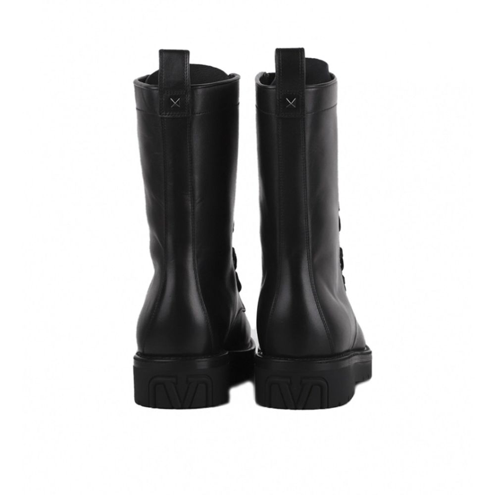 Valentino Garavani Combat-Lederstiefel