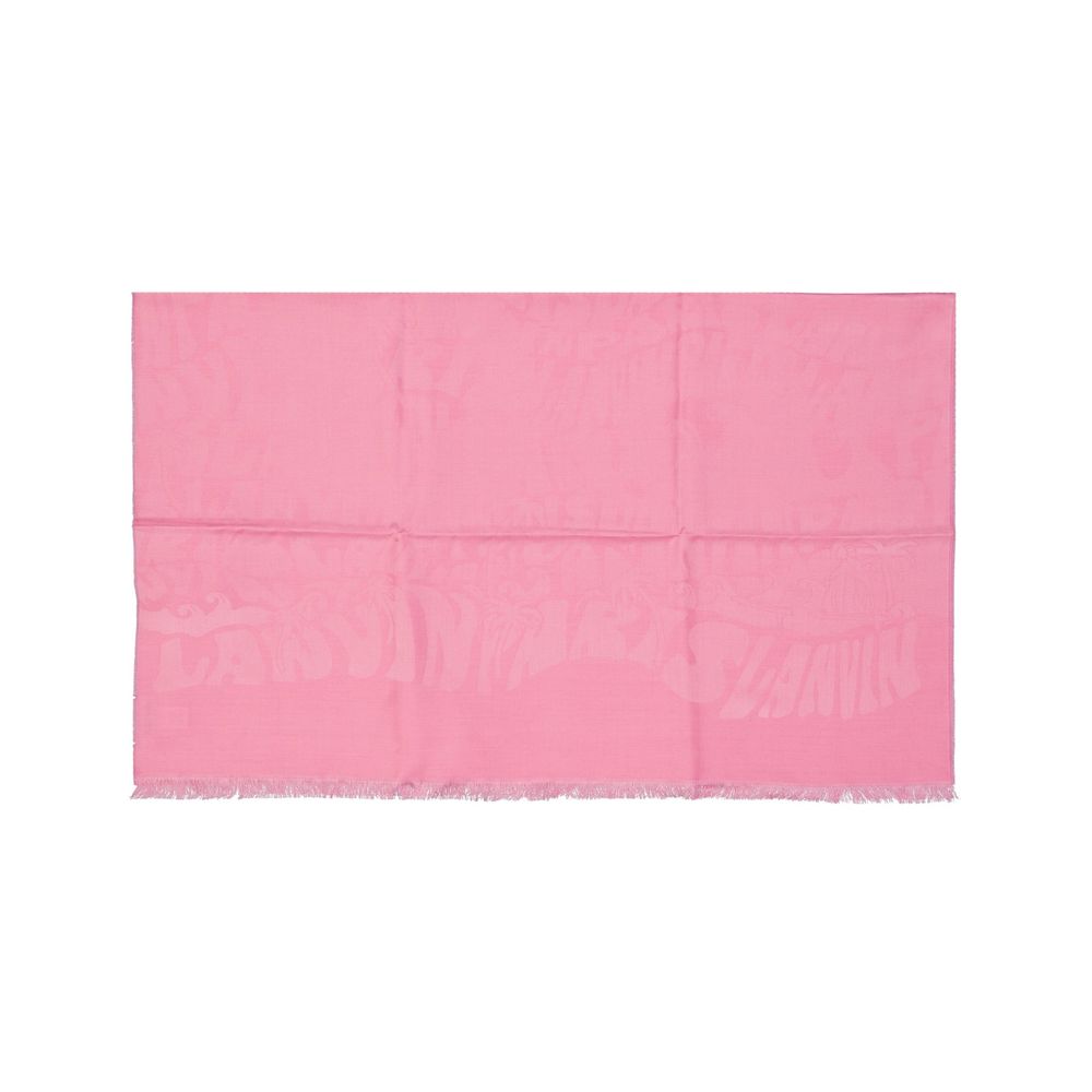 Lanvin Schal aus Seide und Wolle