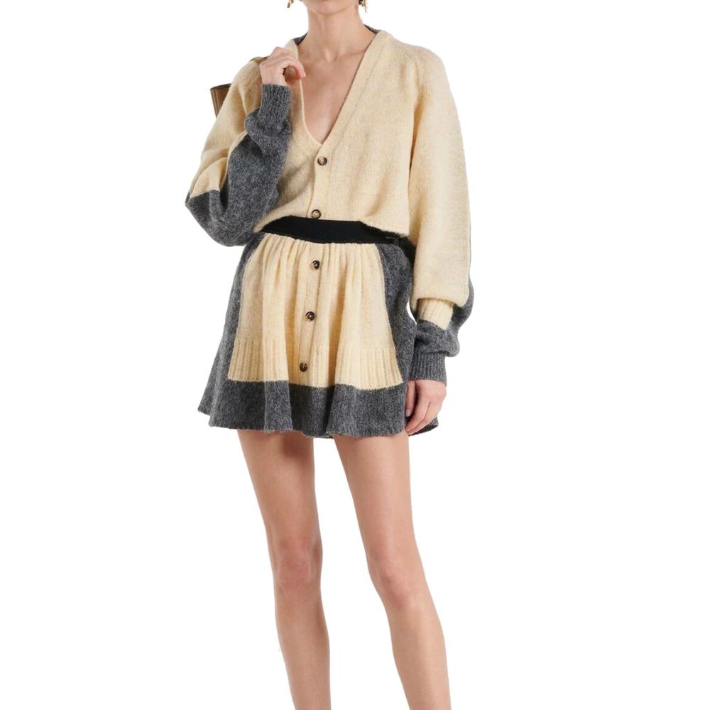Loewe Gekürzte Strickjacke aus Wolle