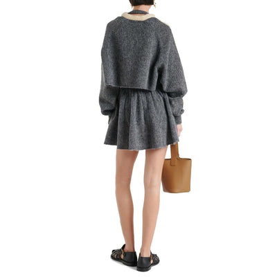 Loewe Gekürzte Strickjacke aus Wolle