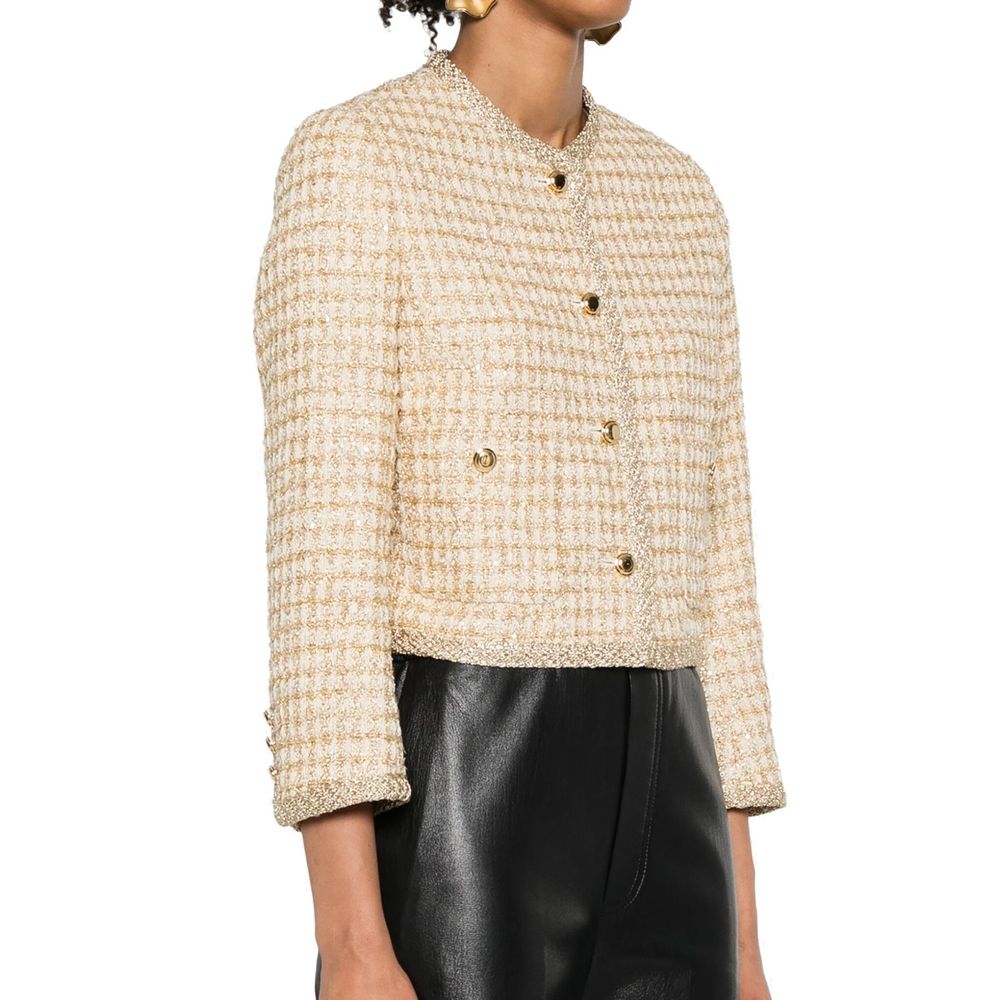 Miu Miu Karo-Lamé-Jacke