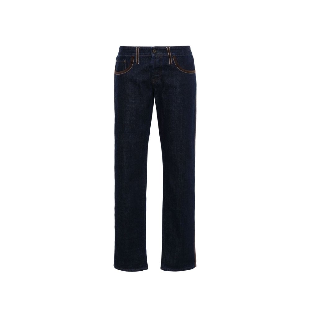 Miu Miu Denim-Jeans mit Paspelierung