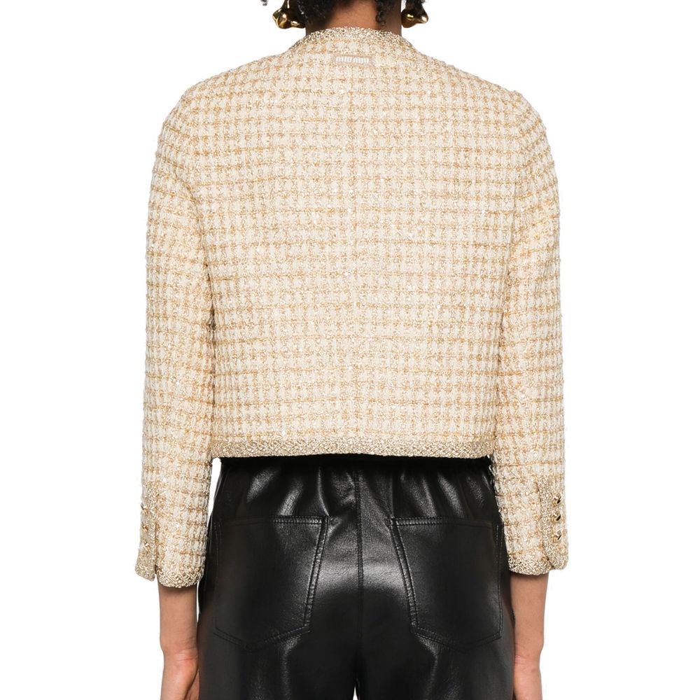 Miu Miu Karo-Lamé-Jacke