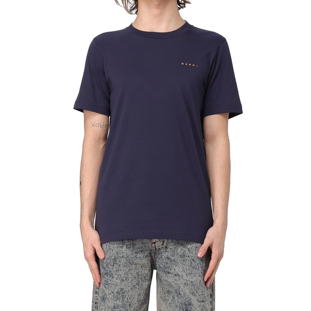 Marni T-Shirt mit Logo aus Baumwolle