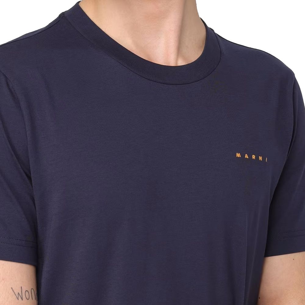 Marni T-Shirt mit Logo aus Baumwolle