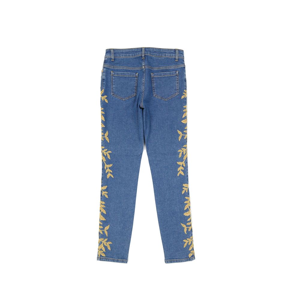 Moschino Couture Baumwoll-Denim-Jeans
